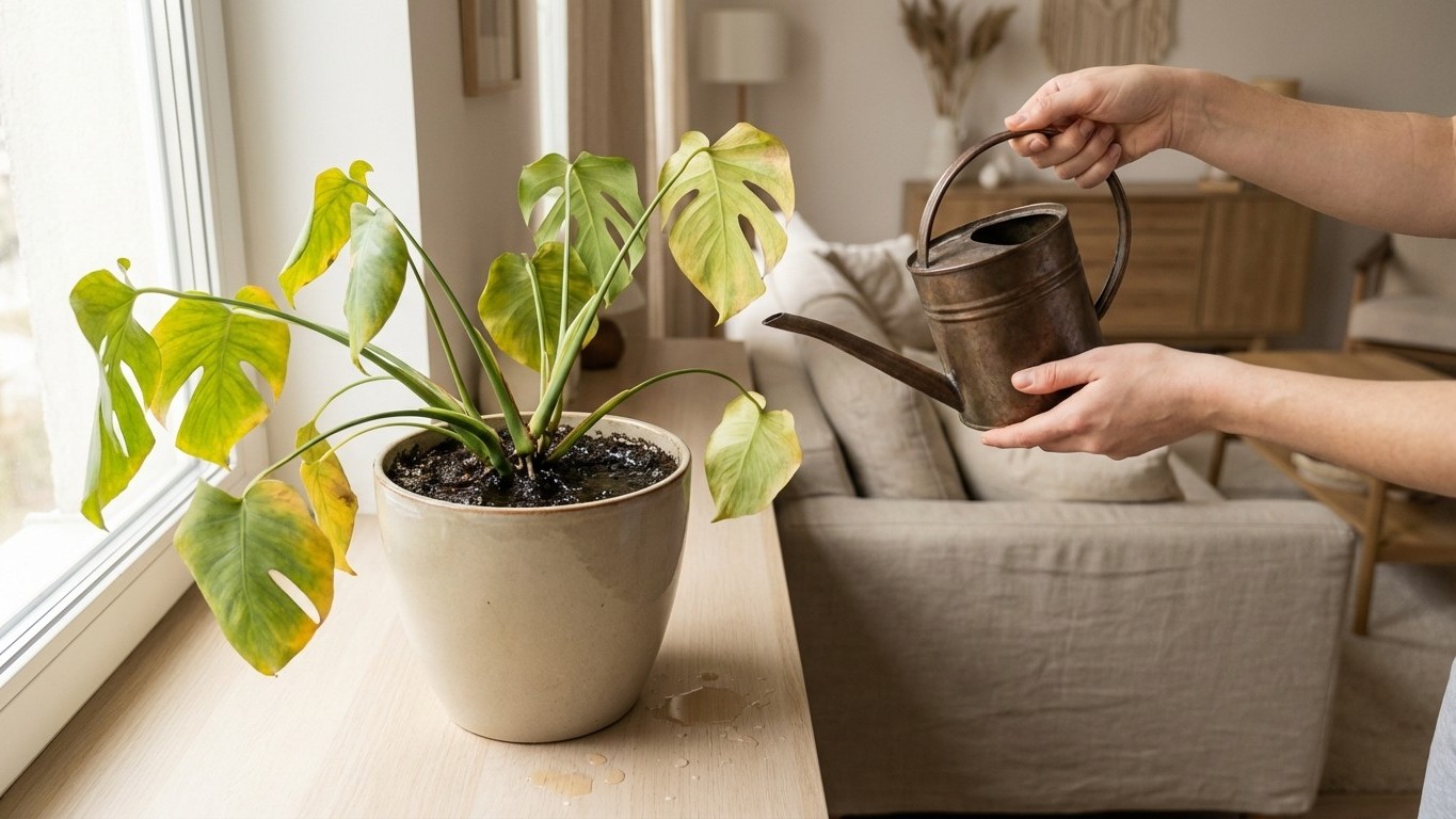 Arrosage des plantes d’intérieur : fréquence, méthodes et erreurs à éviter