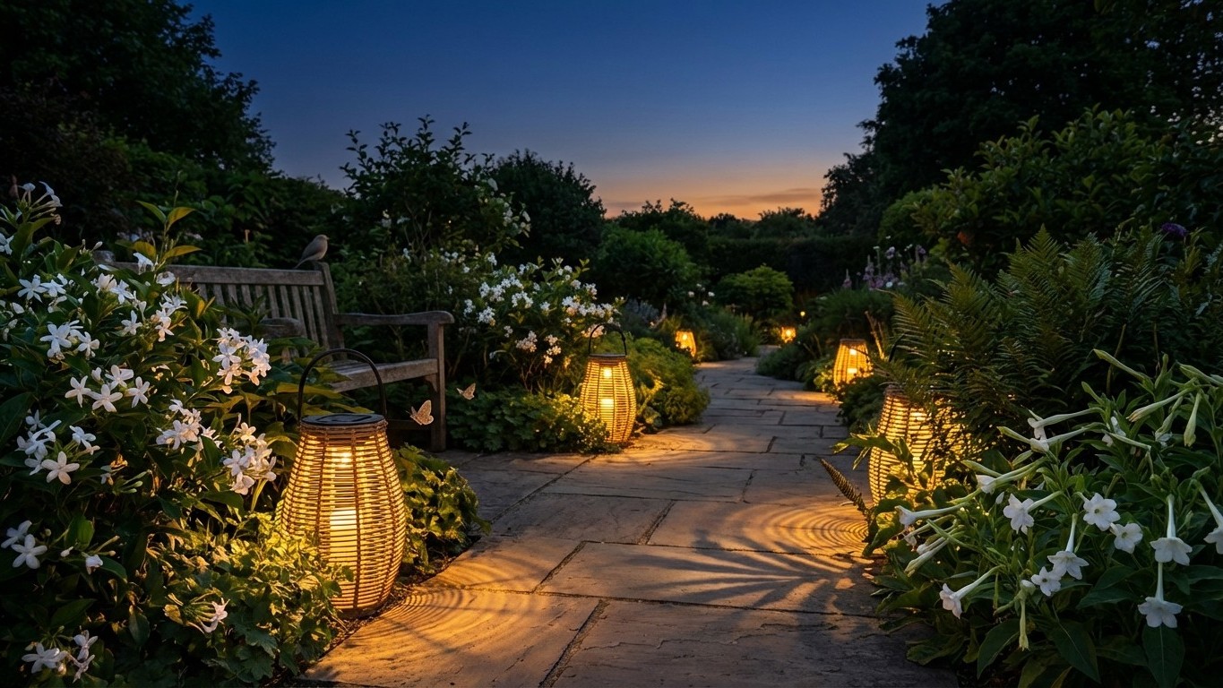 Así despierta tu jardín al caer el sol: un secreto para disfrutarlo de noche