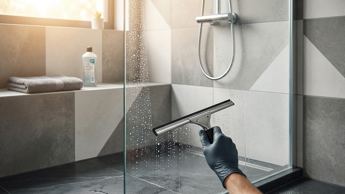 Dejé de frotar mi mampara con vinagre cuando descubrí este truco de los cristaleros