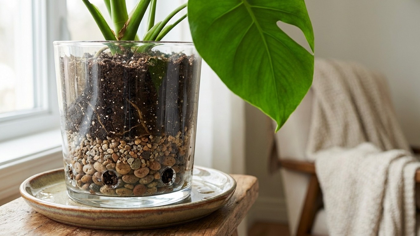 Drainage en pot : comment le réussir (trous, couche drainante, soucoupe) sans erreurs