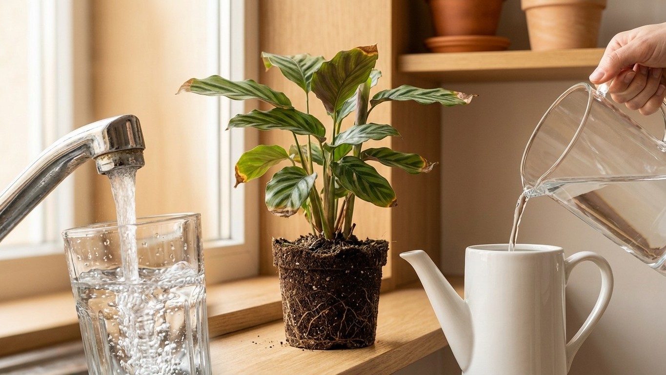 Eau du robinet ou filtrée : quelle eau pour arroser les plantes d’intérieur ?