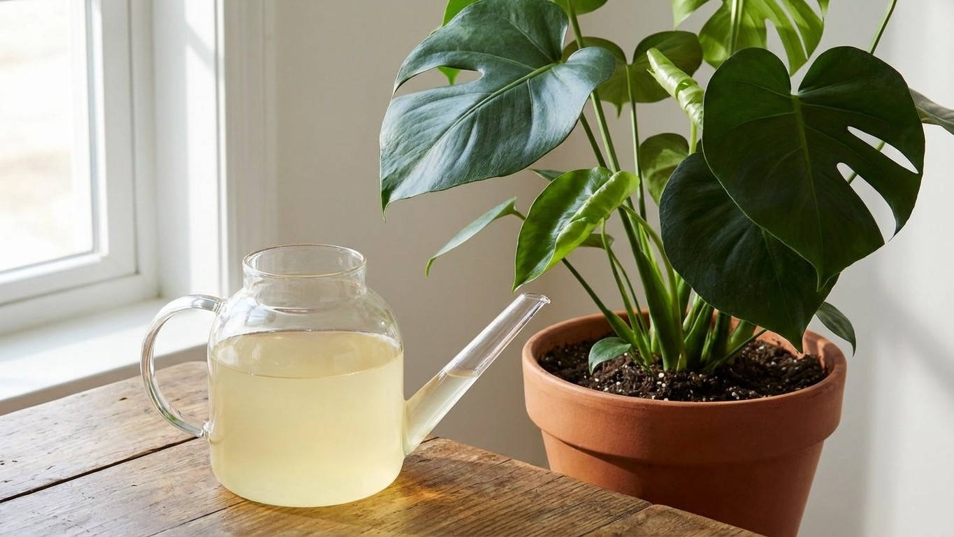 El agua de cocer huevos: el secreto que duplica el crecimiento de tus plantas de interior sin gastar en fertilizantes