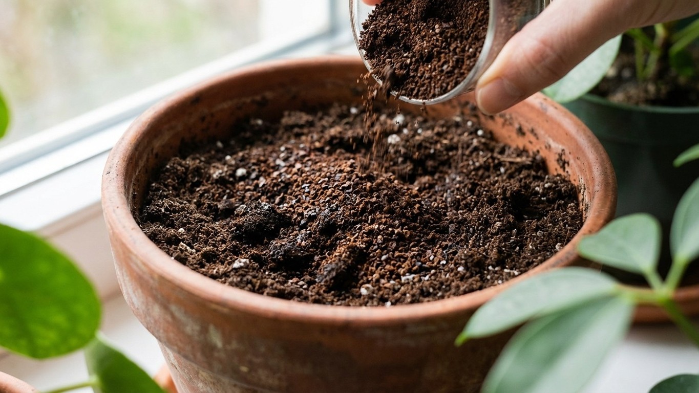 El error silencioso con los posos de café que está matando tus plantas sin que lo notes