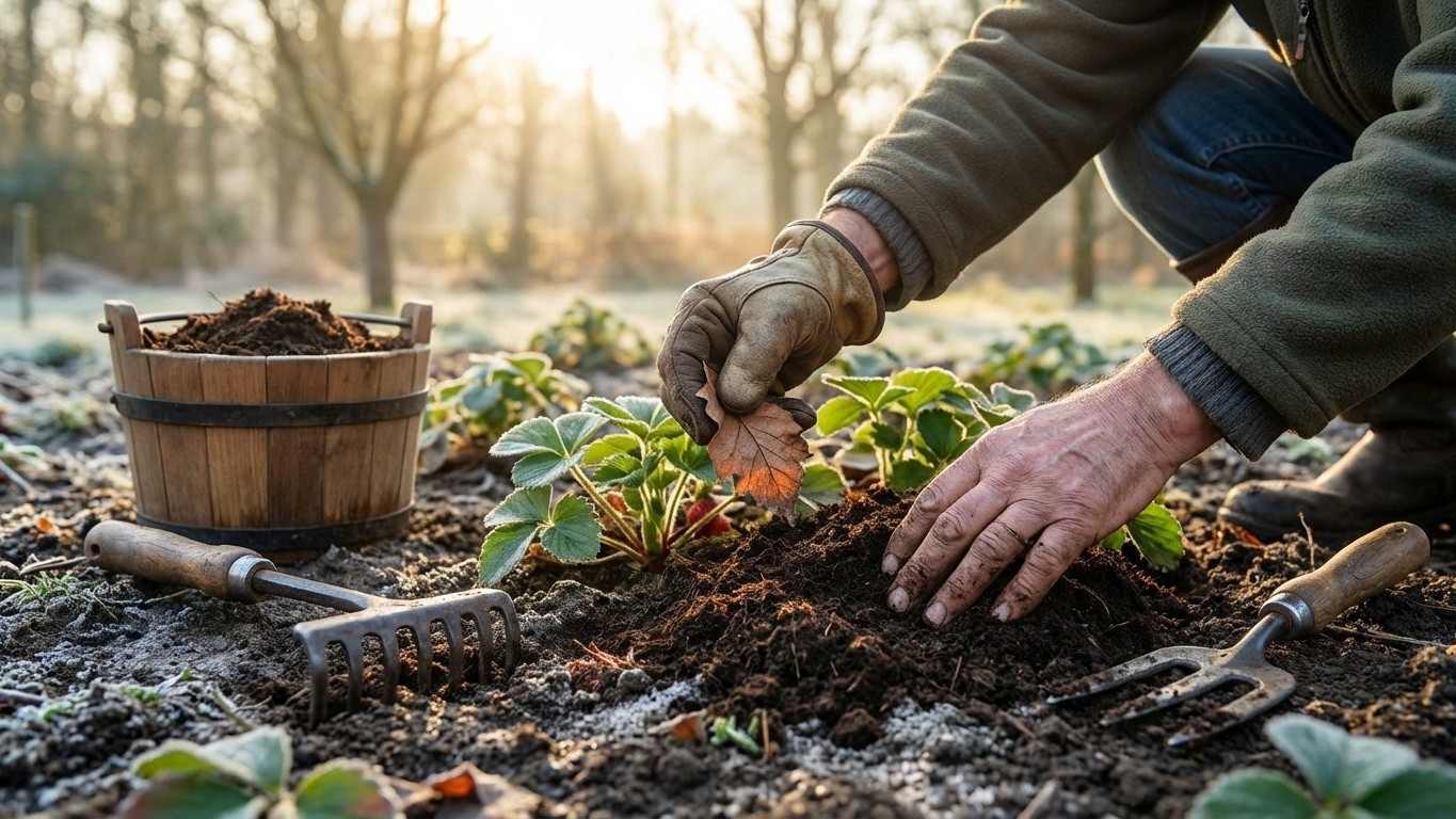 El Sencillo Ritual de Febrero que Hace que las Fresas Exploten en Primavera
