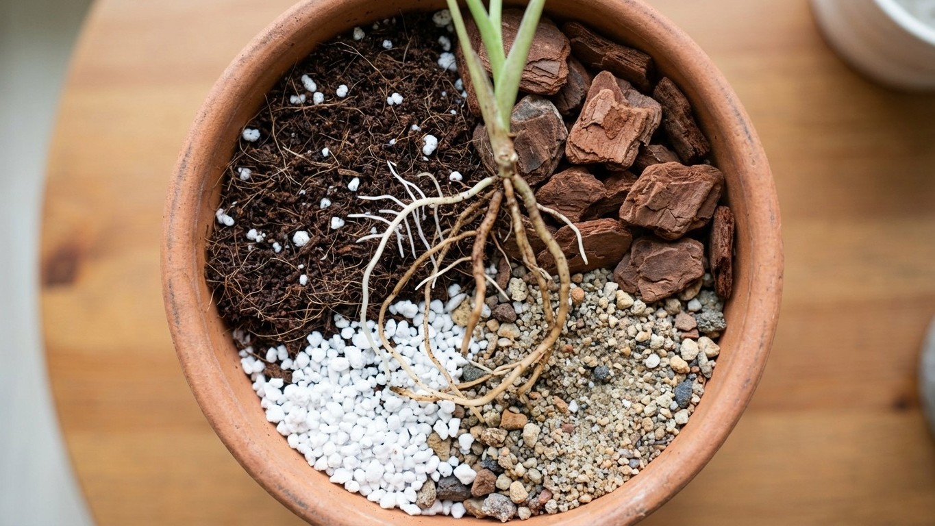 El sustrato correcto salva tus plantas: cómo elegir el material perfecto según el tipo de raíz