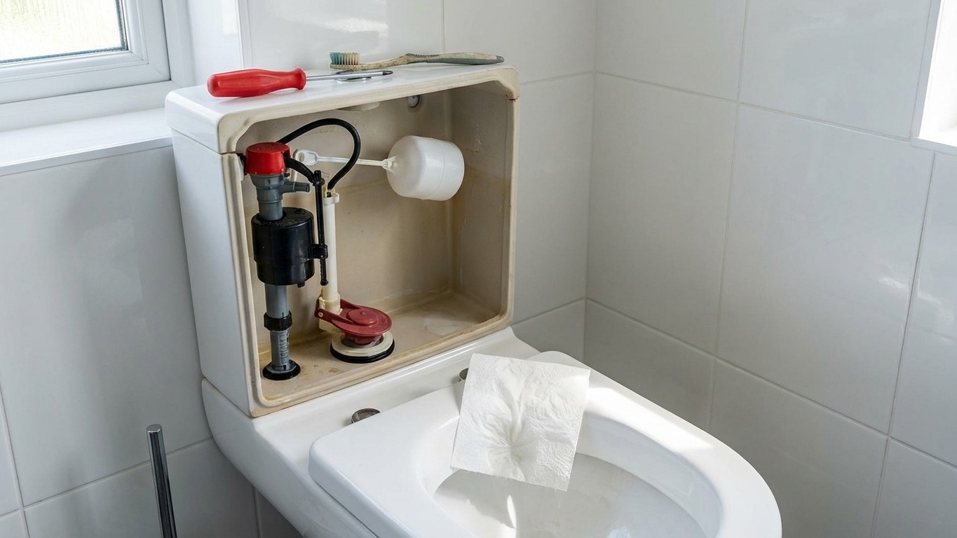 El truco del papel higiénico: cómo reparar una cisterna que gotea sin gastar un euro
