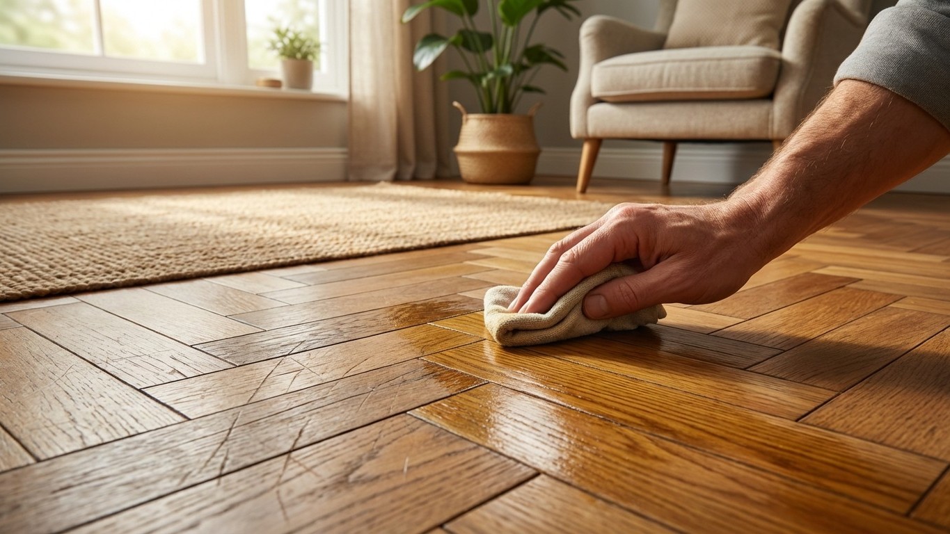 Mis vecinos me preguntaron cómo desaparecieron los arañazos de mi parquet: solo usé esto de la cocina