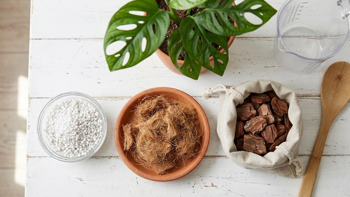 Perlite, fibre de coco, écorce : à quoi ça sert et comment les utiliser en mélange