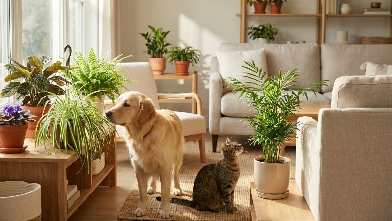 Plantes d’intérieur non toxiques (pet friendly) : variétés sûres et conseils d’entretien