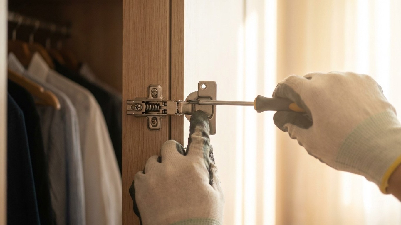 Puertas de Armario que Rozan: El Ajuste Secreto que Nadie Explica y que Resuelve Todo en 20 Minutos