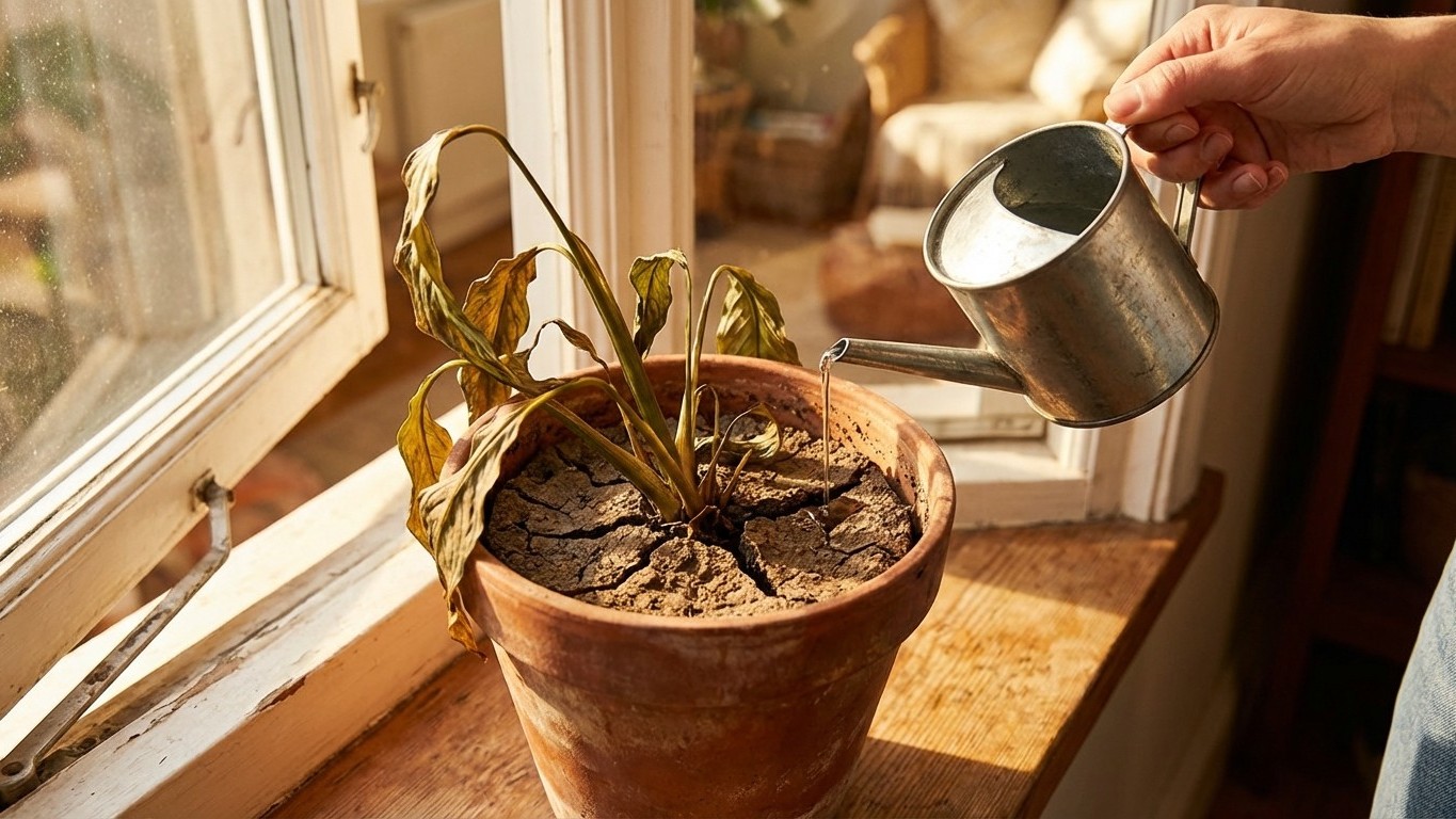 Que faire en retour de vacances : rattraper un manque d’eau sans noyer la plante