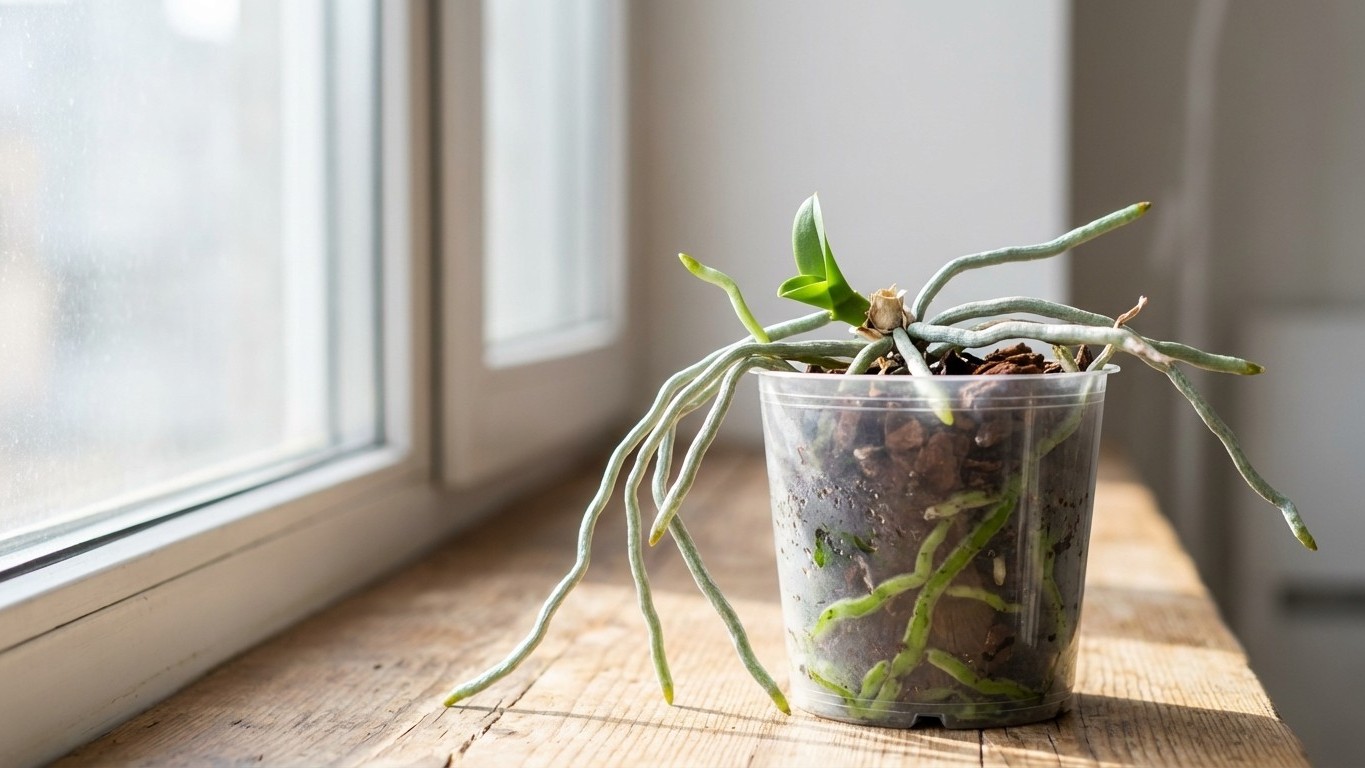 «Trasplanté mi orquídea en marzo y nunca volvió a florecer»: El error del tamaño de maceta que arruina toda floración