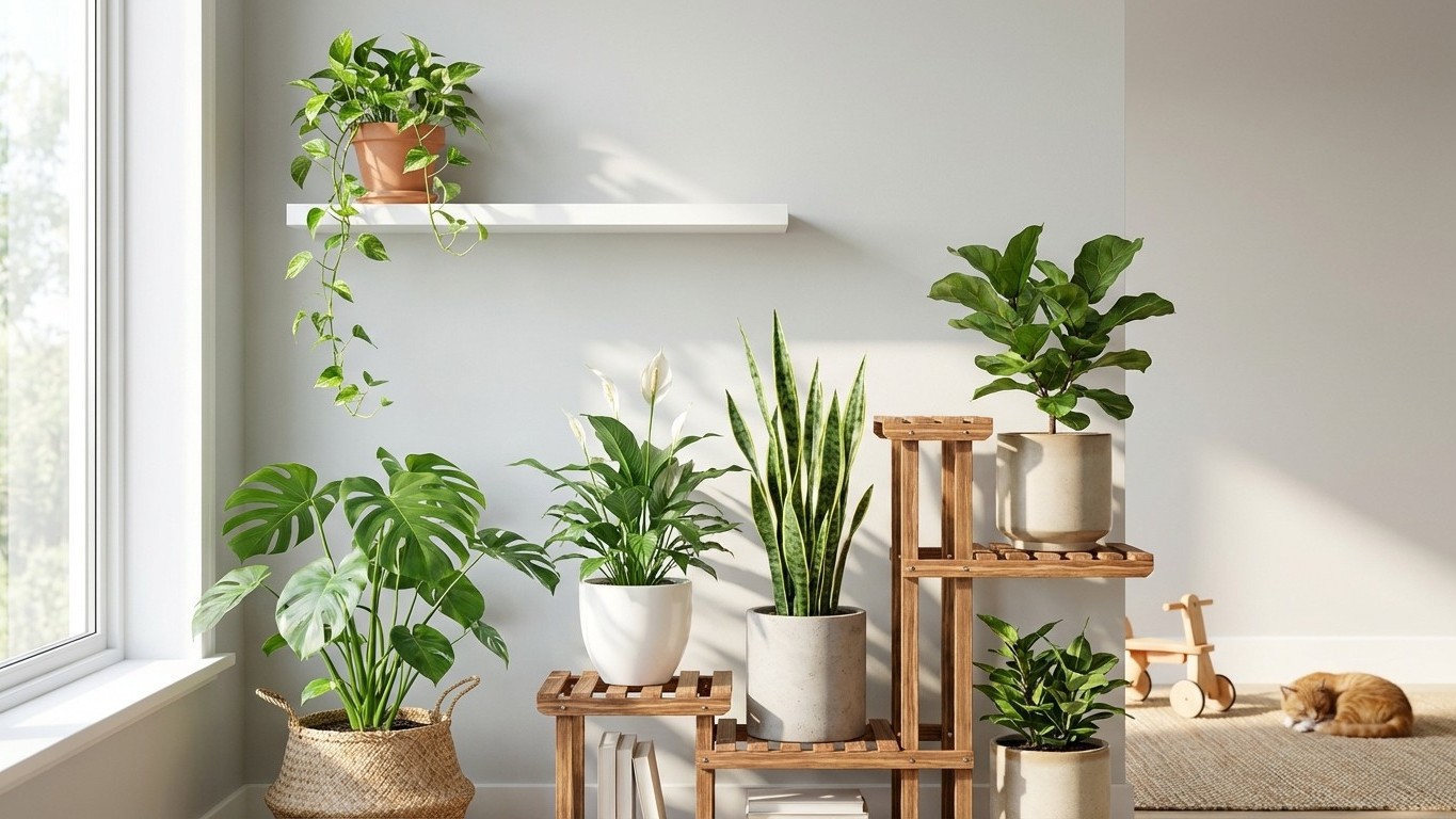 Variétés de plantes d’intérieur : choisir selon lumière, arrosage, difficulté et sécurité