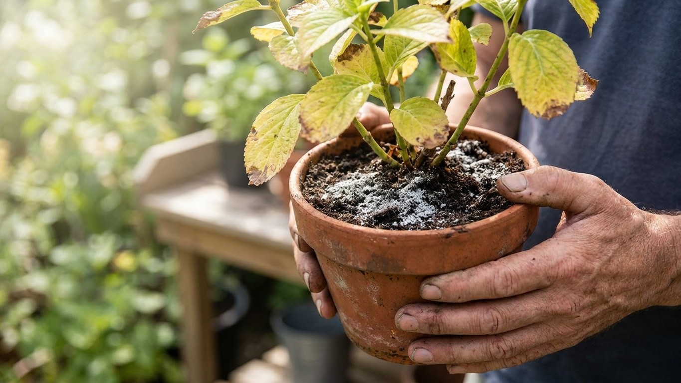 Ceniza en macetas: el viverista me reveló por qué estaba matando mis plantas sin saberlo