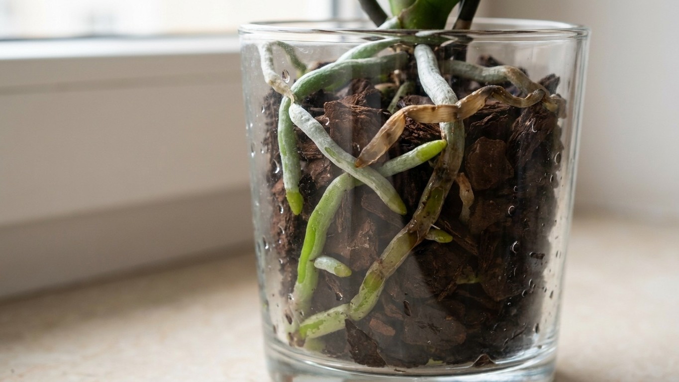 Cubitos de hielo en orquídeas: el método viral que está destruyendo tus raíces sin que lo notes