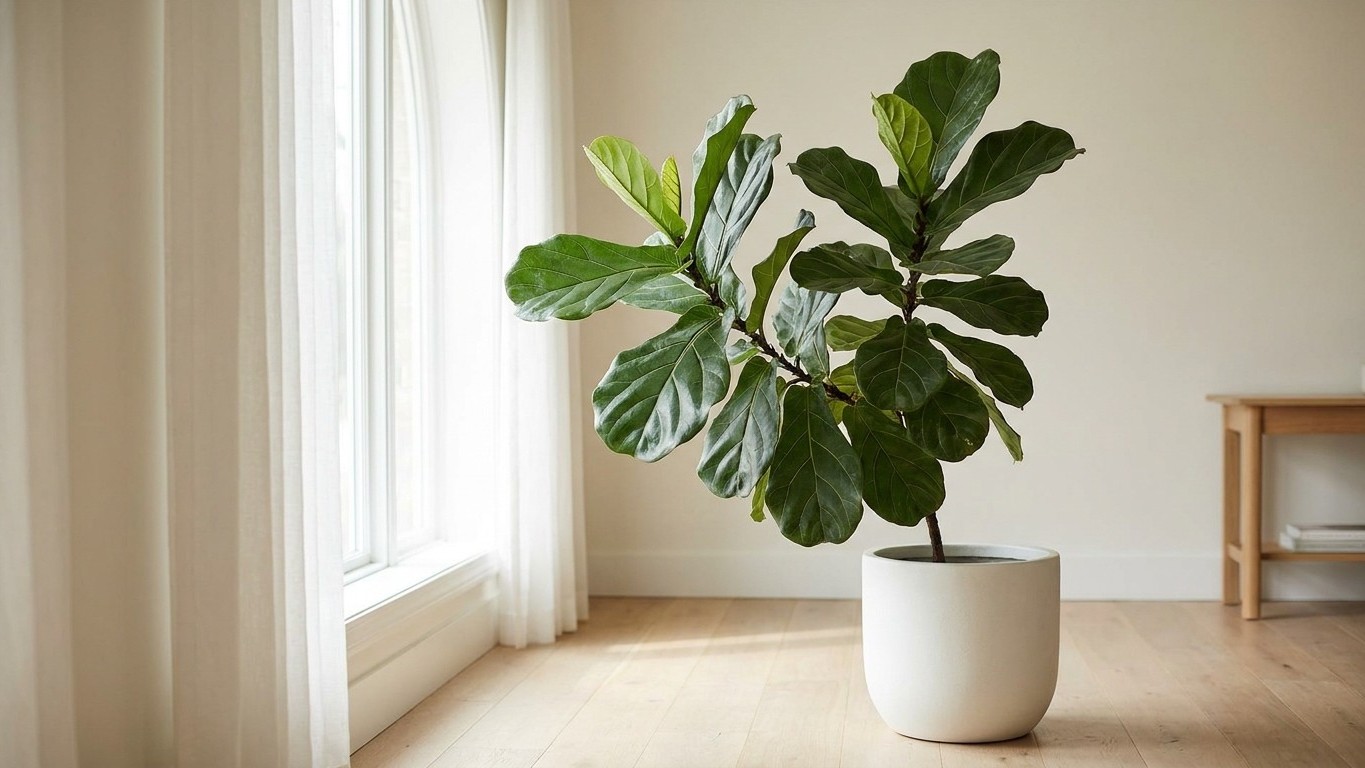 Dejé de girar mi ficus lyrata cada semana y la planta me sorprendió: la ciencia detrás del error que cometemos todos