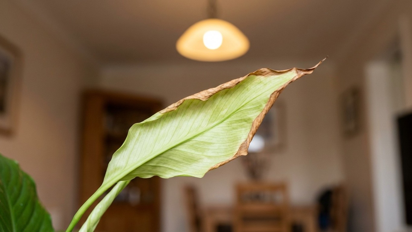 ¿Hojas marrones en tu espatifilo? Mira qué hay ENCIMA de la maceta, no debajo