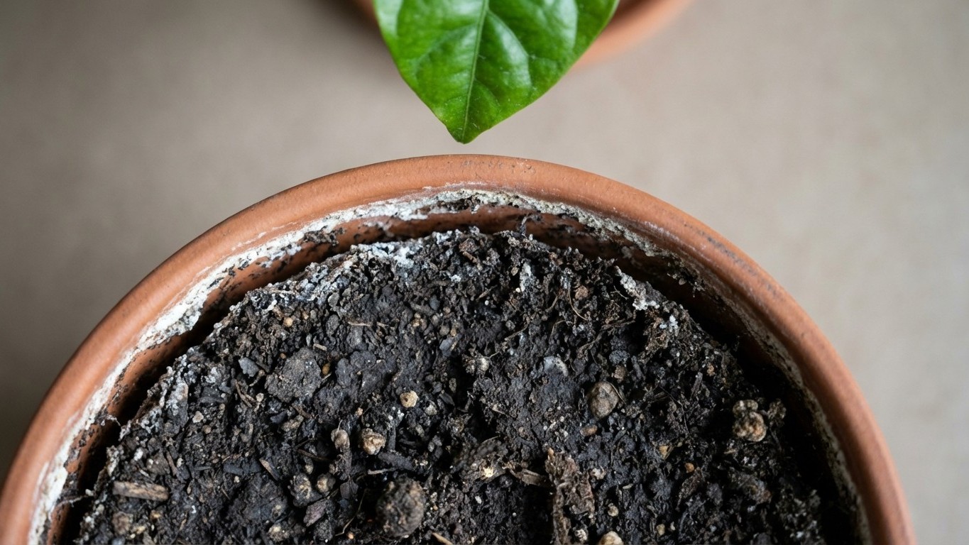 Las señales secretas en la tierra que revelan por qué tu planta NO necesita una maceta más grande