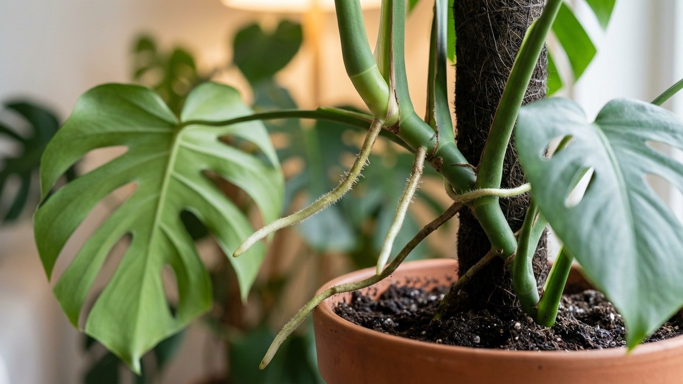 No cortes esas raíces: lo que ignoras sobre la monstera y su verdadero superpoder