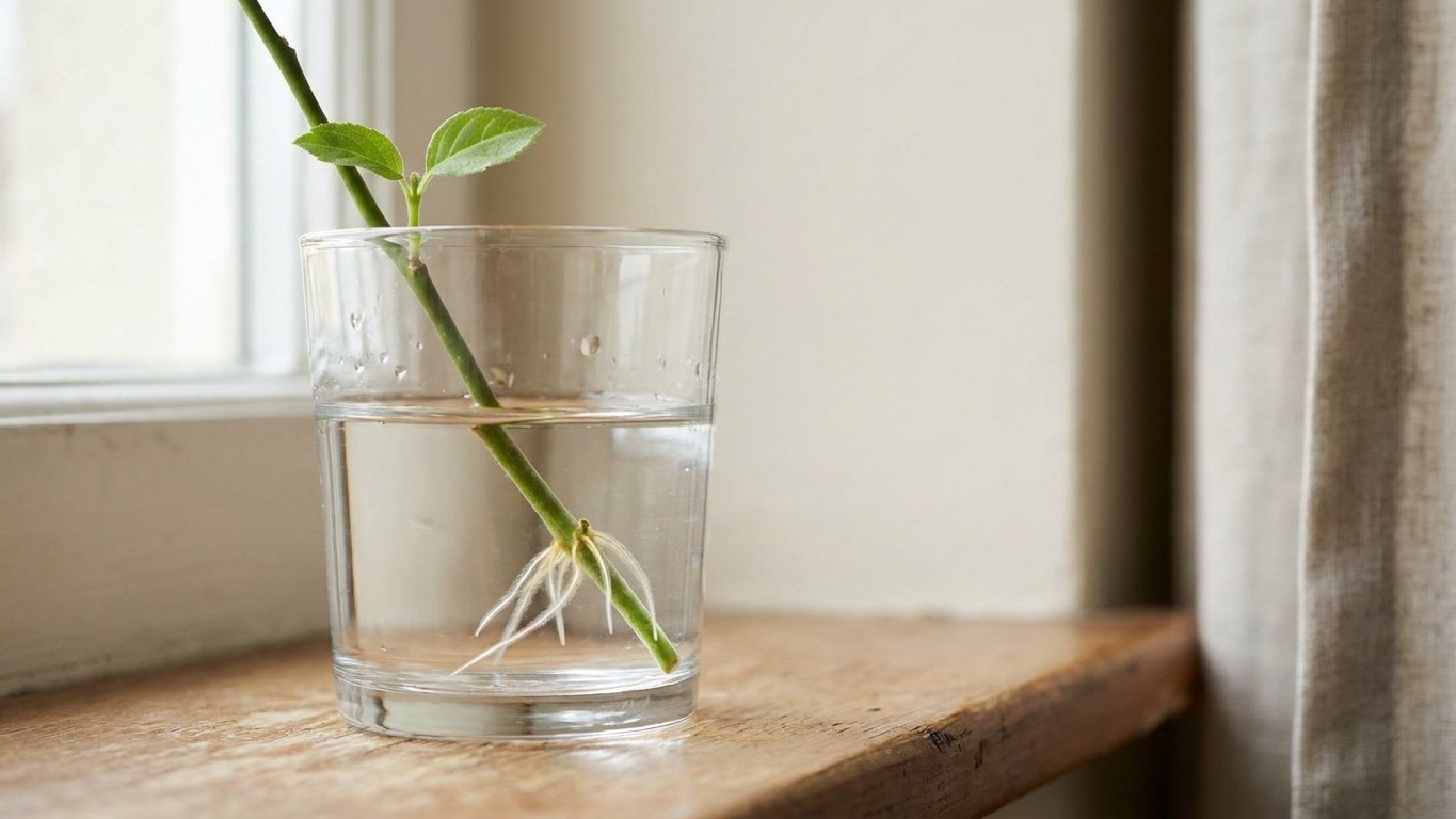 Diez años comprando plantas: el momento en que un tallo en agua me hizo ver lo absurdo