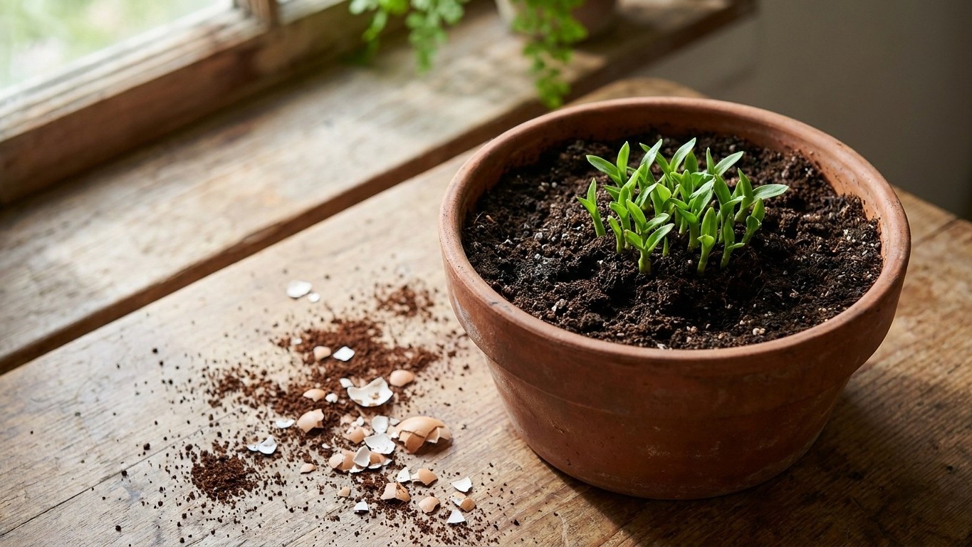 El secreto que esconde tu basura de cocina: cómo los posos de café y cáscaras de huevo transforman tus plantas en mayo