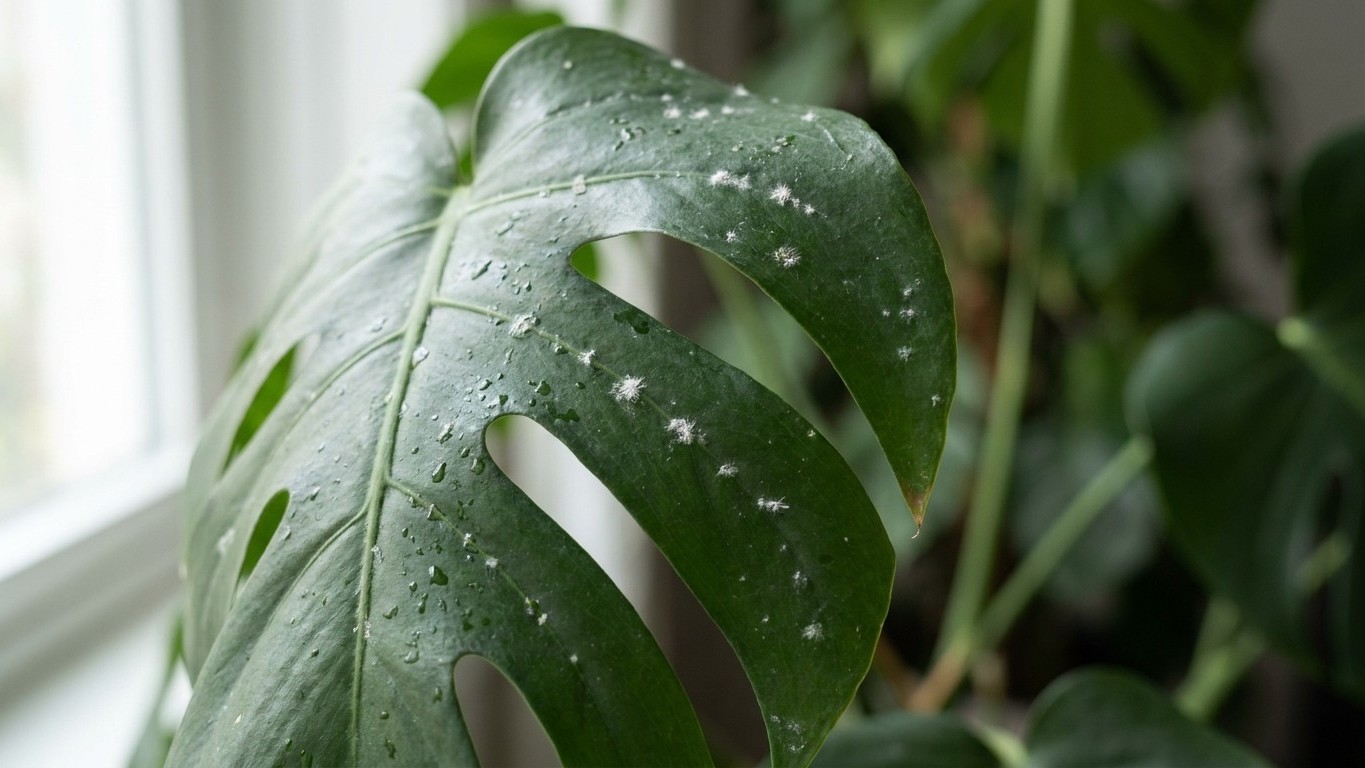 El truco viral de la leche para la monstera: tres días de brillo, al cuarto día hongos en las hojas
