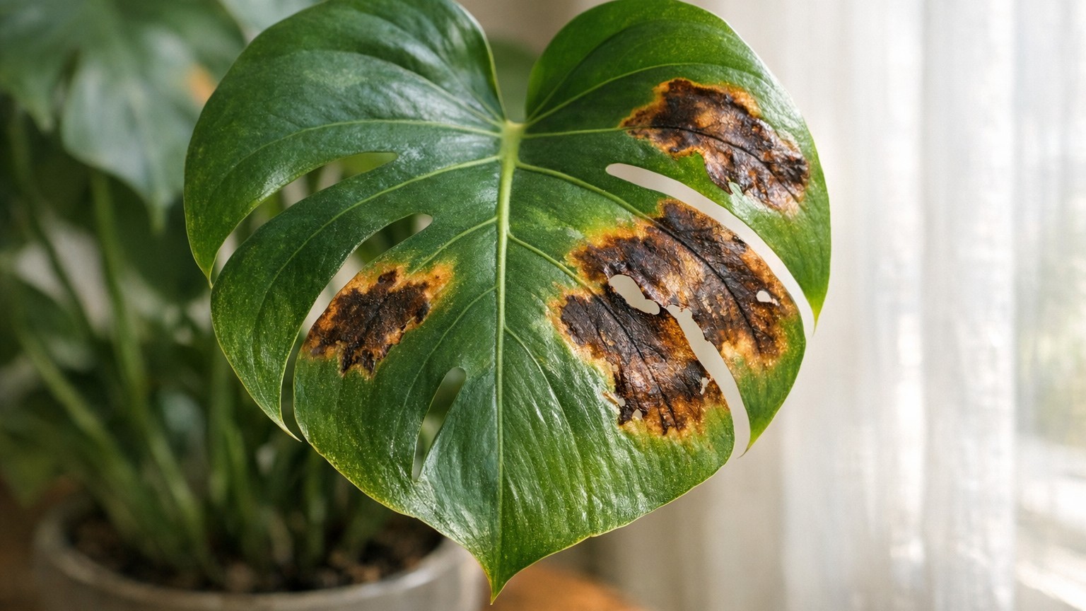 El cristal de la ventana quema tus plantas tropicales en verano: cómo evitar las manchas marrones que arruinan tus helecho...