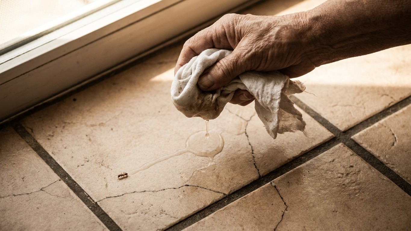 Mi abuela fregaba siempre el recorrido de las hormigas con vinagre: me reí durante años antes de entender por qué tenía razón