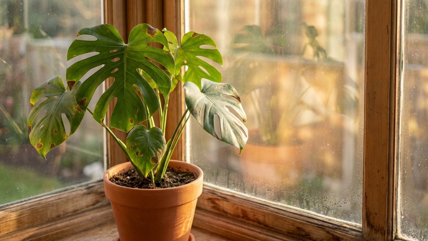 Regaba mi monstera cada vez que veía manchas marrones: cuando un experto midió la temperatura tras el cristal, descubrí qu...