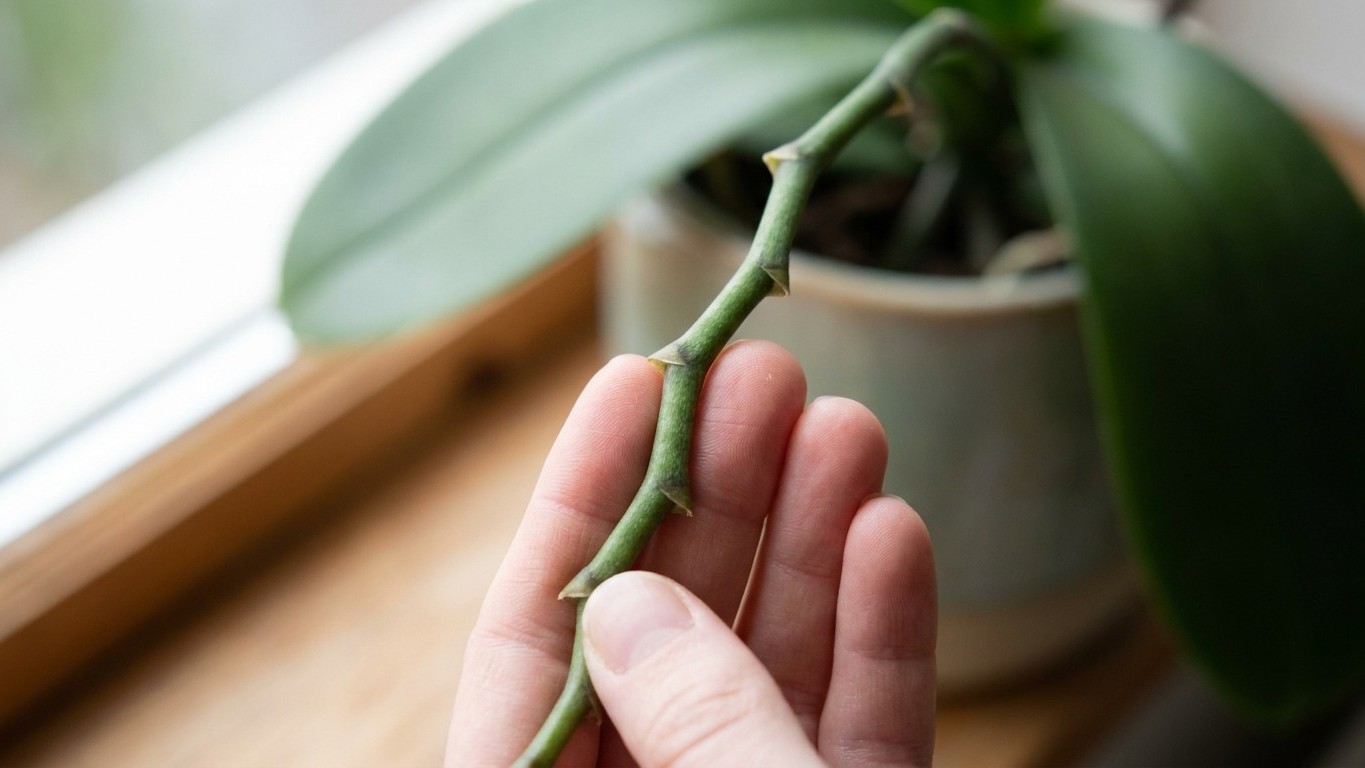 Corté a ras la vara de mi phalaenopsis en cuanto cayó la última flor solo por dejarla presentable: en marzo entendí lo que...