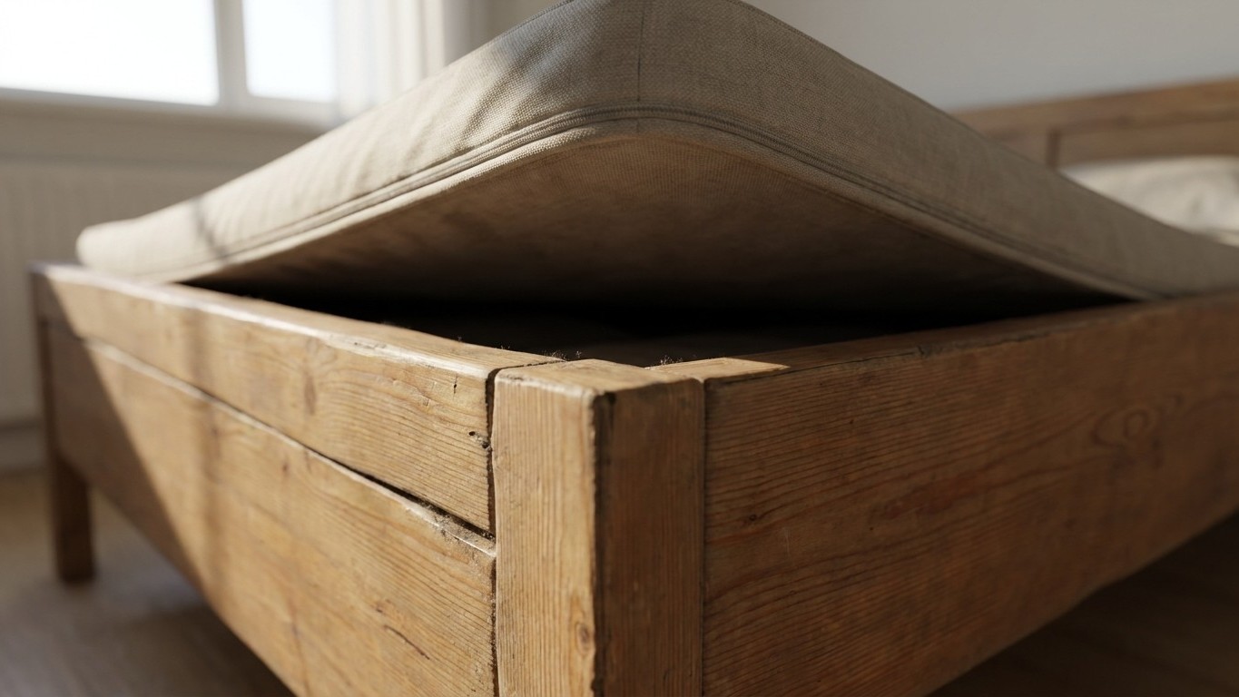 Espolvoreé bicarbonato alrededor de la cama contra las chinches solo porque lo tenía en casa: al levantar el somier tres s...
