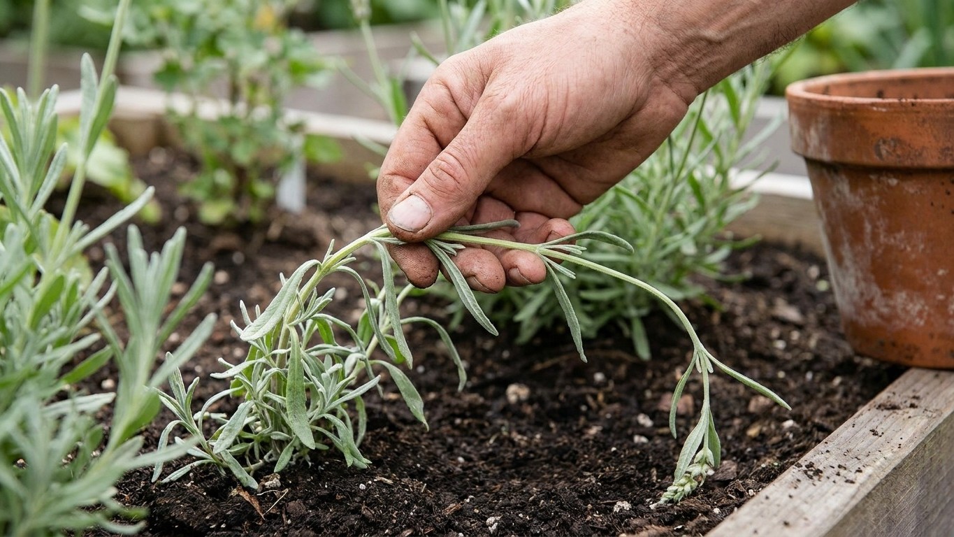 Le di un riego de rescate a mi lavanda mustia en agosto solo por salvarla: al tirar del tallo en septiembre, entendí lo qu...