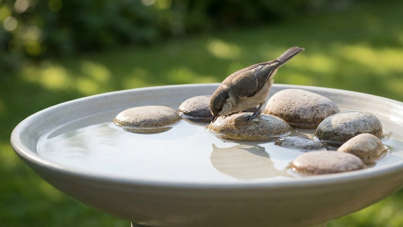 Mi padre siempre echaba un puñado de piedras en el bebedero de los pájaros: me reí durante años antes de entender por qué ...