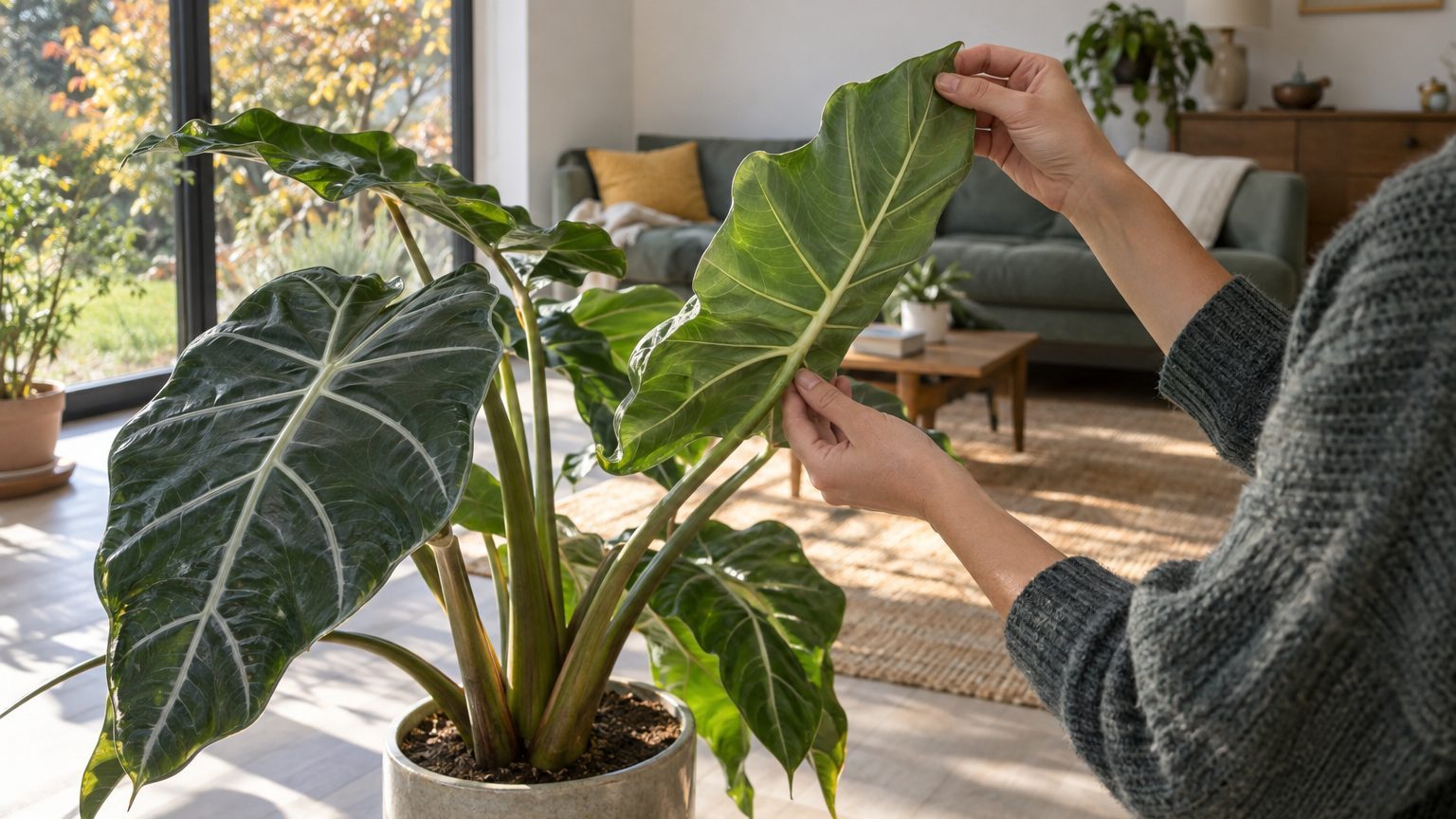 Araña roja en alocasia: cómo detectarla a tiempo y eliminarla sin perder la planta
