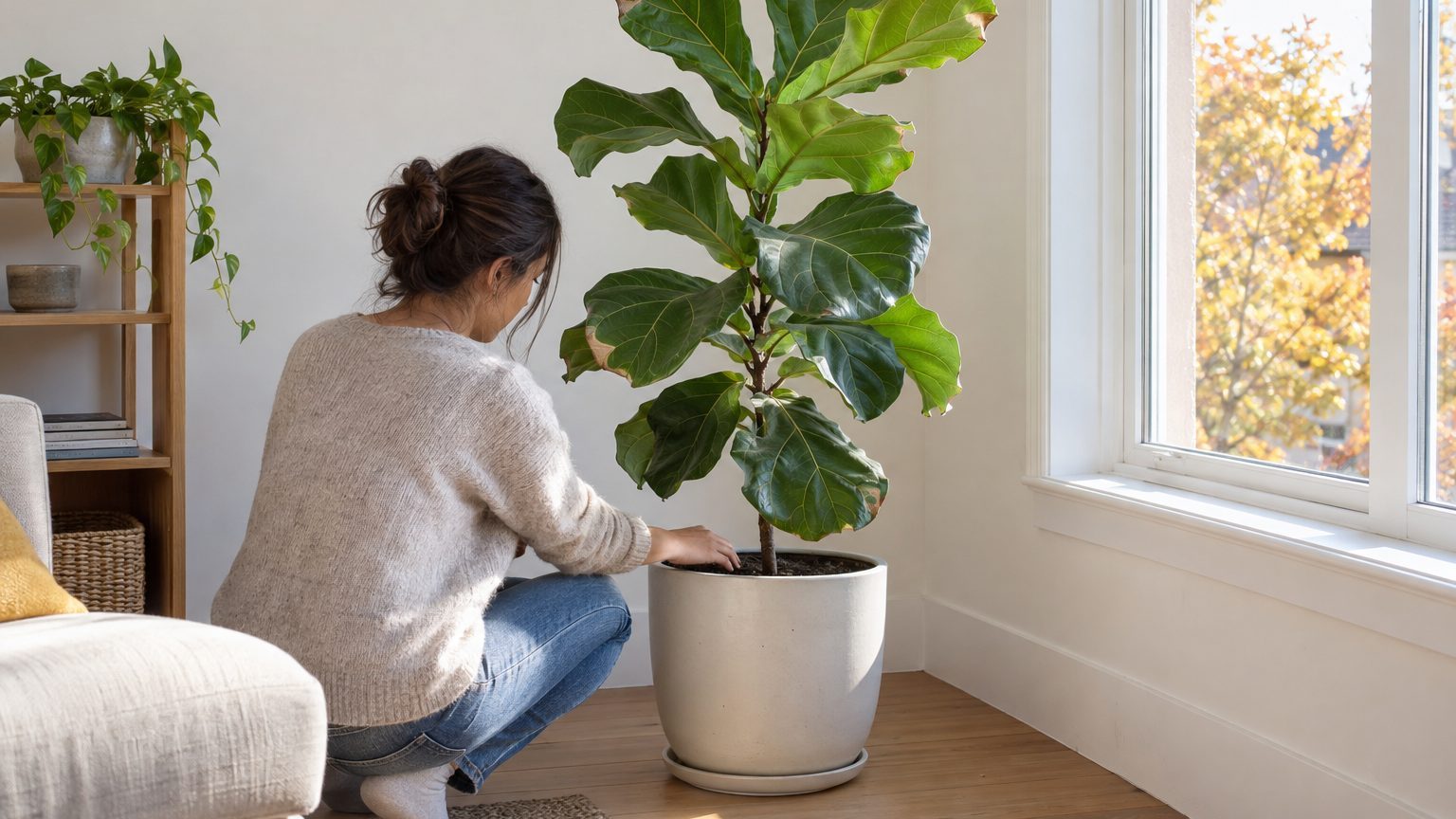 Ficus lyrata: por qué se le caen las hojas y cómo saber cuál es la causa