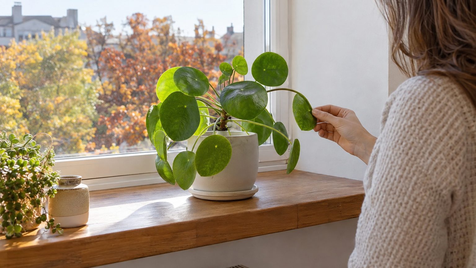 Pilea peperomioides con hojas caídas: causas según la forma de la hoja y cómo corregirlas